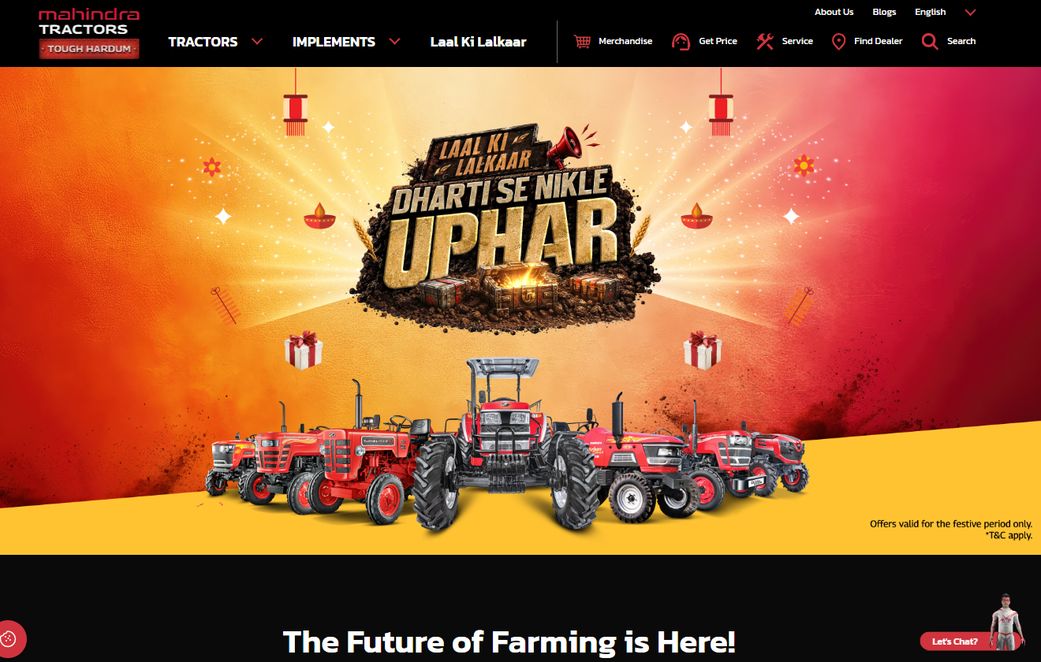 Mahindra – mahindratractor.com