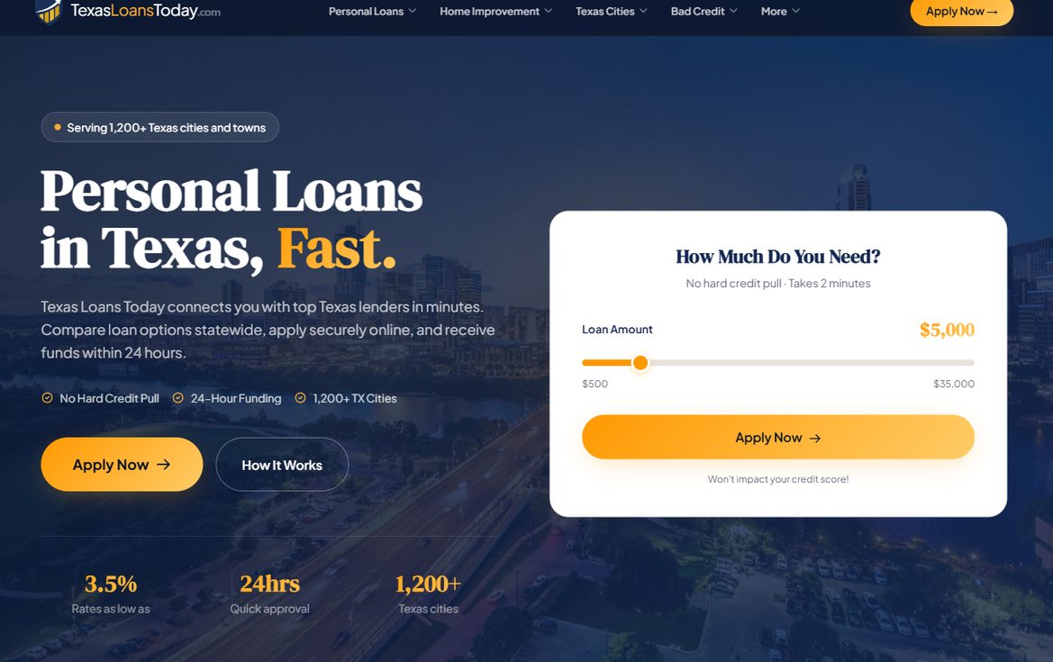 TexasLoansToday – texasloanstoday.com