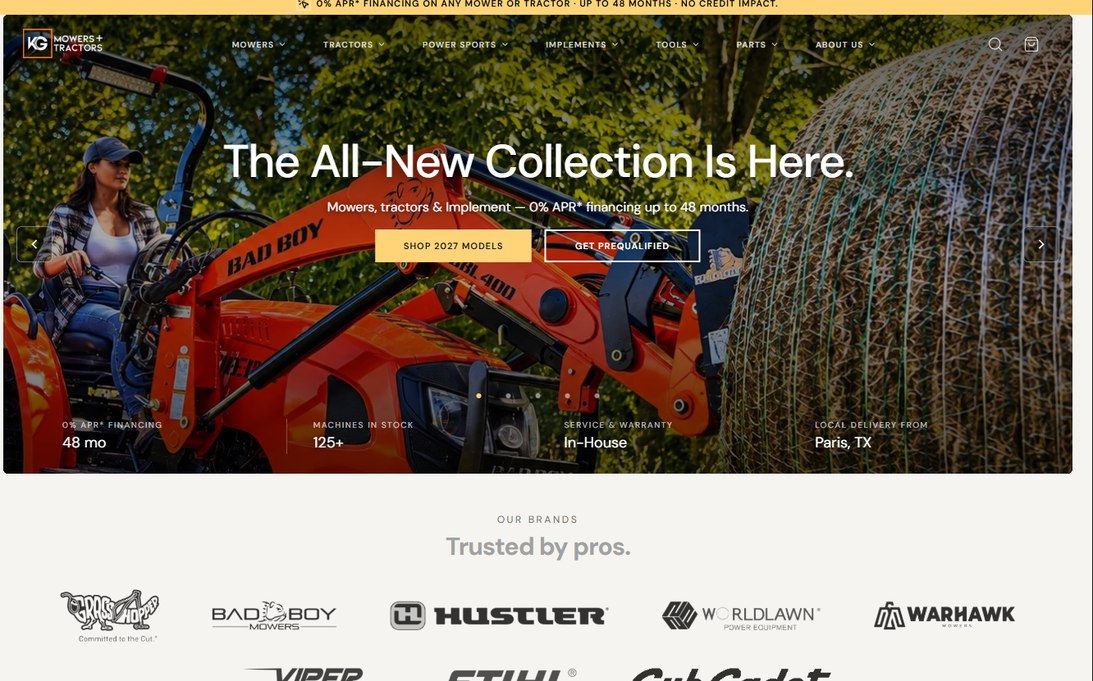 K and G Mowers – kgmowers.com